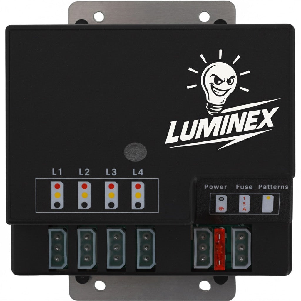 Luminex strobe kit, 4 Hid lights